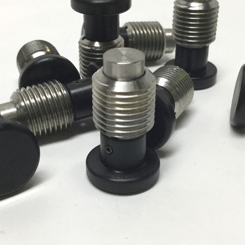 Lot of 10 Spring Plunger Pin Detent Hand-Retractable Knob-Release 1/2"-20 Thread - Picture 2 of 3