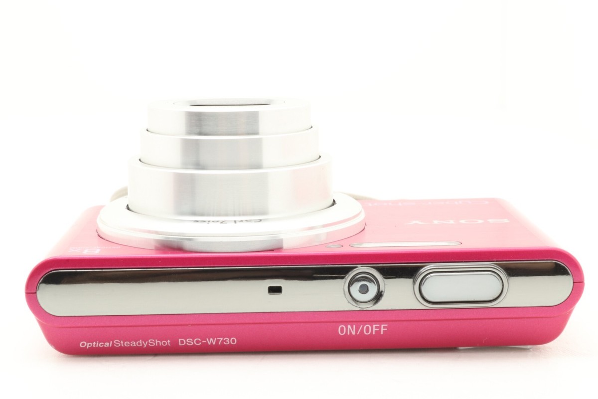 Sony Cyber-shot DSC-W730 Pink 16.1MP Digital Camera 8x Zoom