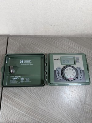 Orbit Swing Panel Sprinkler System Timer Green 4-Station 57894
