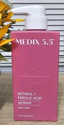 MEDIX 5.5 Retinol + Ferulic Acid Age Rewind BODY CREAM 444ml.