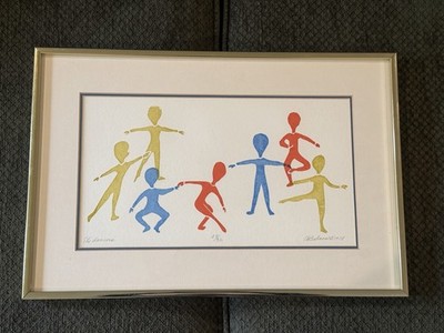 1978 Alice Betty Snow Serigraph 29/32 ''TheDancers''