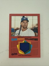 2026 Topps Heritage GEORGE SPRINGER Clubhouse Collection 🔥/77 RELIC  BLUE JAYS