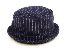 7 1/4 Approx. 58Cm Sugar Cane Porkpie Hat Wabash Stripe Sc02467