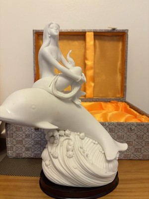 Master Signed Dehua Blanc de Chine Porcelain Sculpture Ke Hongrong & Chen Guiyu