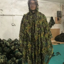 Feld 3D Ghillie Suit Camouflage Tarnanzug Camo woodland Kleidung Jagd Free