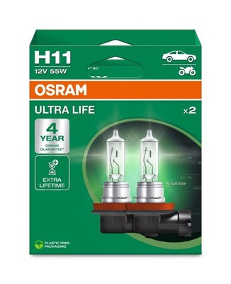 Glühlampe Nebelscheinwerfer ULTRA LIFE ams-OSRAM 64211ULT-2HB H11 12V 55W Box