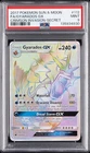 2017 POKEMON SUN & MOON CRIMSON INVASION SECRET #112 FULL ART/GYARADOS GX PSA 9