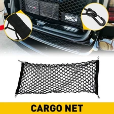 Rear Envelope Style Trunk Cargo Net Storage Organizer Universal Bag Hook 90*40cm