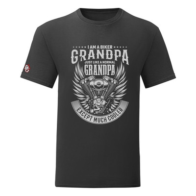 I Am A Biker Grandpa Just Like Normal Grandpa Except Much Cooler T-Shirt