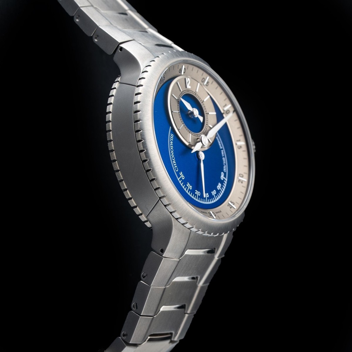 Chronoswiss CH-6823T-BLSI Pulse One Blue 41mm Titanium Complete 01