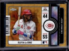 2026 Topps Chrome Elly De La Cruz Big Ticket Players Gold Wave Refractor #/50