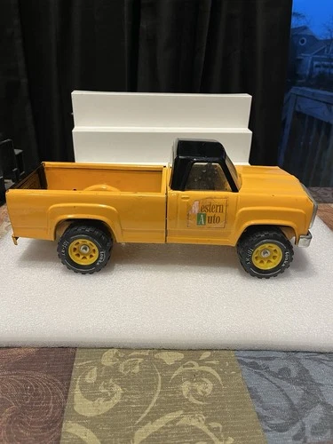Vintage Tonka Yellow Dodge Pickup Truck Western Auto Pressed Steel