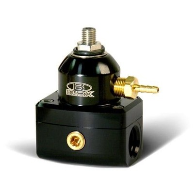BLOX Racing for 2-Port Design Black/Black Adjustable Fuel Pressure Regulator