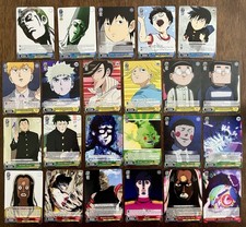 Weiss Schwarz Mob Psycho 100 23 Card Lot Reigen Mob Ritsu