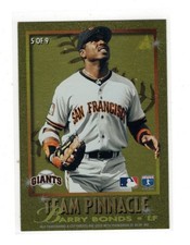 1996 Pinnacle Team Pinnacle #5 Barry Bonds / Tim Salmon Insert NM-MT