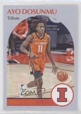 2021-22 Panini Chronicles Draft Picks Hoops Retro Orange Ayo Dosunmu #69 4l3