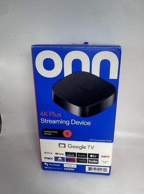 NEW ONN 4K Plus Google TV Streaming Device Dolby Vision Atmos 16GB RAM FREE SHIP