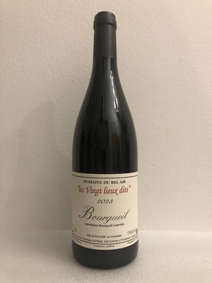 Les Vingt Lieux Dits 2023 Domaine de Bel Air rouge Bourqueil biologique 