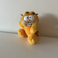 Vintage 1981 Garfield 7" Plush Sitting Fat Cat Dakin Stuffed Toy Plush