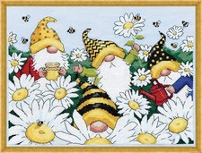 Gnomes Counted Cross Stitch Kit