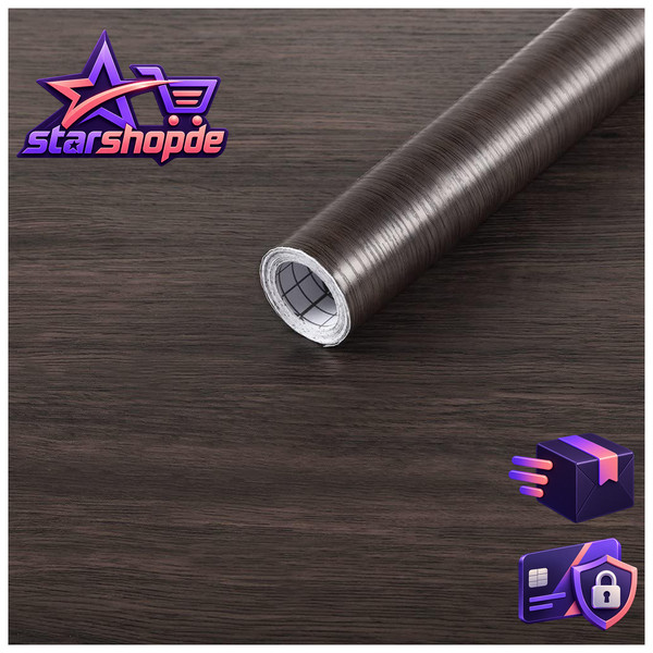 Klebefolie Rustikales Holzoptik Selbstklebend Abnehmbar 42Cm X 3M FüR MöBel-image