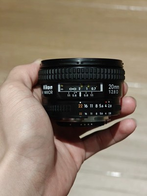 Nikon AF FX NIKKOR 20mm f/2.8D Fixed Zoom Lens