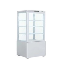 Commercial 68 Litre 4 Sided Glass Countertop Display Fridge – LED – 13A Plug