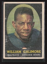 1958 Topps #114 Willie Galimore - VG Set Break! RC