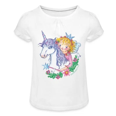 SPREADSHIRT Prinzessin Lillifee mit Einhorn Rosalie Mädchen T-Shirt