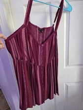 Torrid Size 2 Babydoll Style Rayon Blend Tank Top