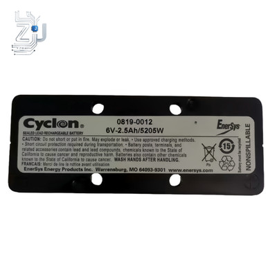 EnerSys Cyclon 0819-1009 Rechargeable Battery 6V 2.5Ah Fast Delivery 1 PCS NEW