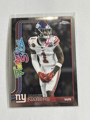 2025 Topps Chrome Football Pick Your Insert - Buy More & Save