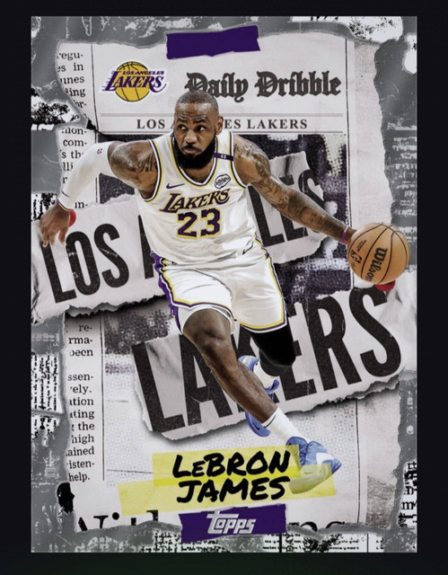 2025-26 TOPPS NBA - Daily Dribble Silver DD- LEBRON JAMES (TOPPS NBA DigitaICard