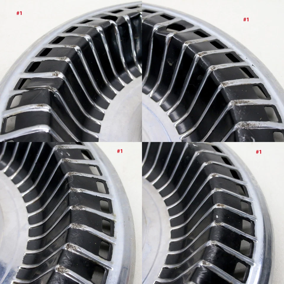 Buick Riviera 1965 tapacubos cubiertas de rueda de 15 pulgadas 01369252 OEM GM juego de 4 clásicos Foto 4 de 4