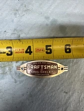 Craftsman King Seeley Drill Press Name Plate Tag 100 150