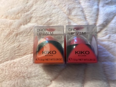 KIKO MILANO - Lot Of 2 Drop Lip Balm Moisturising lip balm-Shade 02 & 05-new