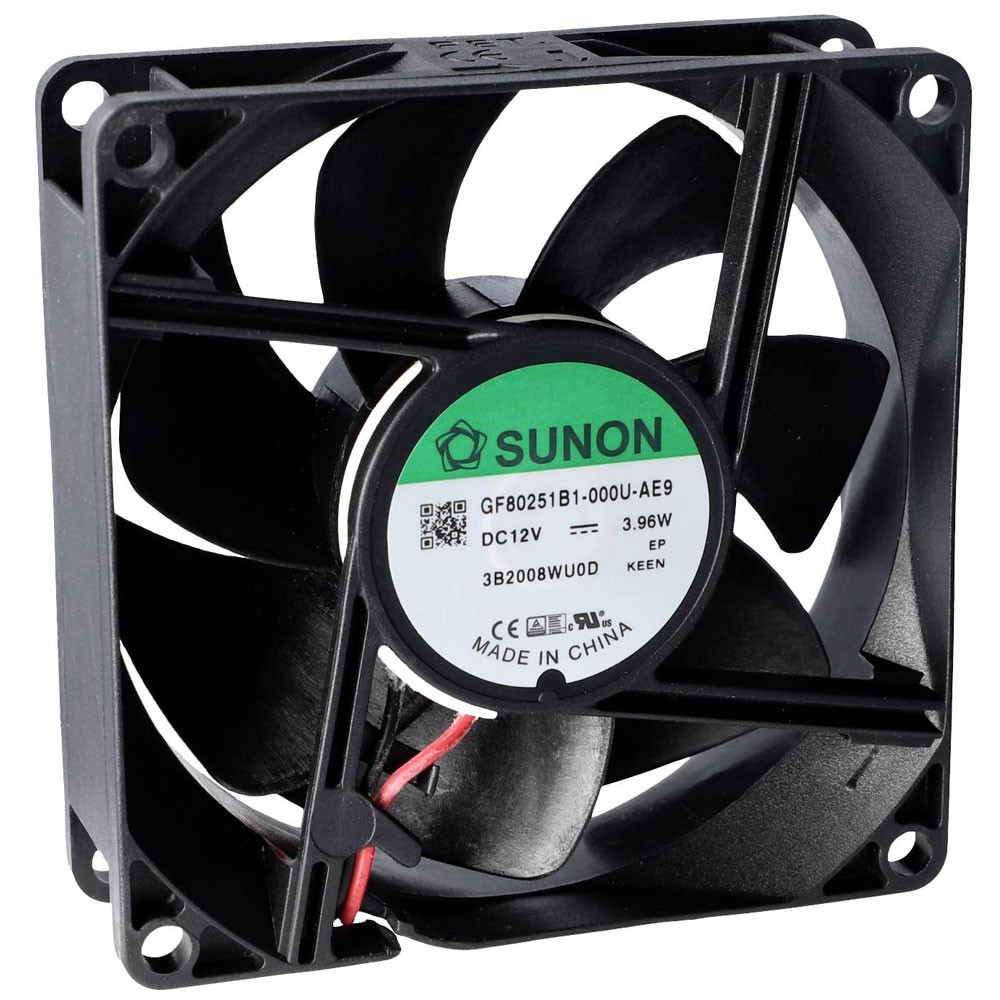 Sunon Axial Fan 24V DC 101.91m³/h 80x80x25mm