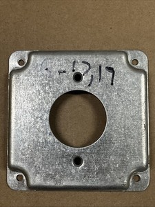 ORBIT 4405, 4"x4" 1/2" Raised 1.60 Inch Round RS Power Outlet Box Cover 1pc