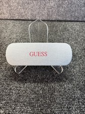 Guess Hard Eyeglass Case Denim with Red Logo