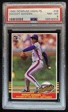 1985 Donruss Highlights Dwight Gooden Rookie RC #48 Mets PSA 8