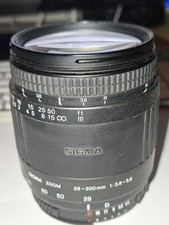 Sigma Zoom 28-200mm F/3.8-5.6 Objektiv Exzellent Aus Japan Gebraucht