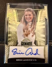 2025 Leaf Women of Sport ERIN ANDREWS Auto Autograph Gold Prismatic #'d 1/1