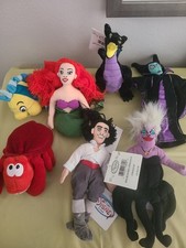 Disney THE LITTLE MERMAID Bean Bag 7 sebastian Flounder ursula ariel eric Dragon