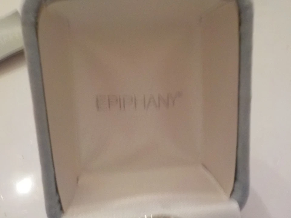 Juego de 3 anillos Diamonique Sterling tamaño 9 1/4 Epifanía QVC nuevos envíos revestidos de 1 día Foto 3 de 4