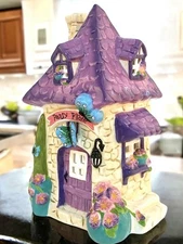 Blue Sky Clayworks PANSY PLACE Tea Light Candle House Auth Retailer NEW 2025