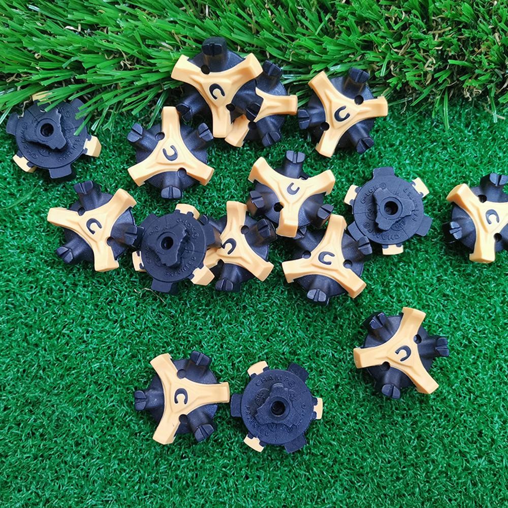 20pcs 2.5cmx1.2cm Plastic Golf Shoe Spikes Fast Twist Q-Lok For Footjoy Champ