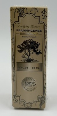 NIB  Purifying Texture  FRANKINCENSE Pure Essential Facial Oil - 1 Ounce / 30 ml