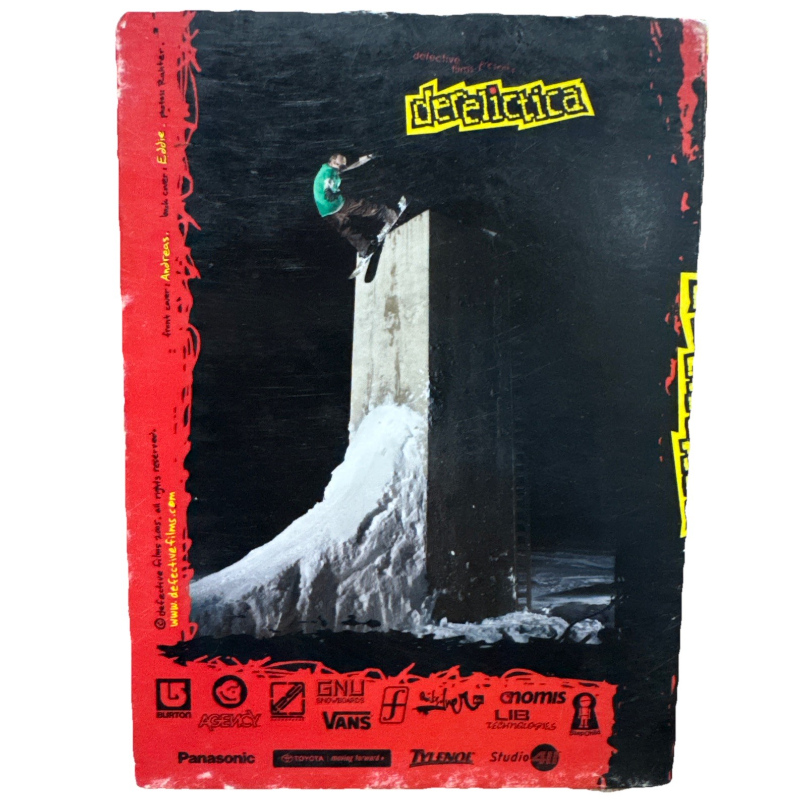 Derelictica (DVD 2005) Snowboarding PRO Stunts Shred Extreme Sports