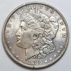 1886 $1 Morgan Silver Dollar Uncirculated - RAW - Philadelphia Mint Coin