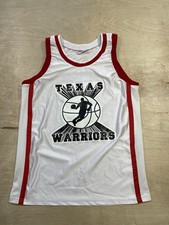 Teamwork Athletic Apparel Sleeveless Jersey Texas Warriors Size L Made In USA